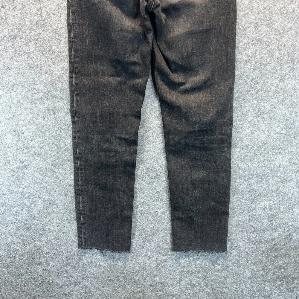 Everlane Jeans Women's Size 23 The High Rise Straight Leg Black Stretch‎ Denim